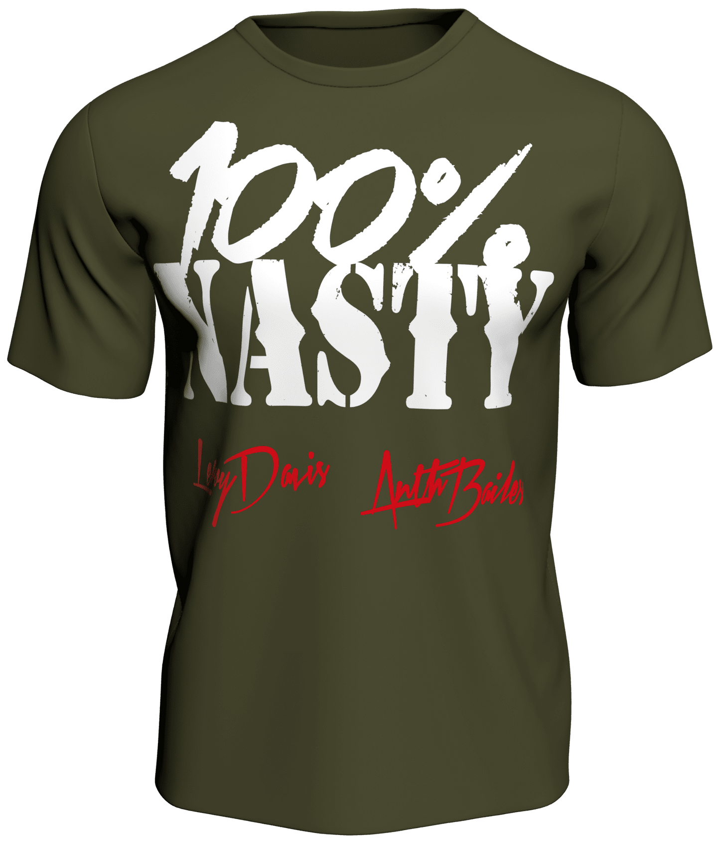 Official Team Nasty 100% Nasty Kick Ass Don't Kiss It Bodybuilding T-Shirt