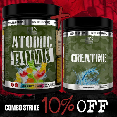 ATOMIC BOMB + CREATINE [10% OFF - AUTO APPLIED AT CHECKOUT]