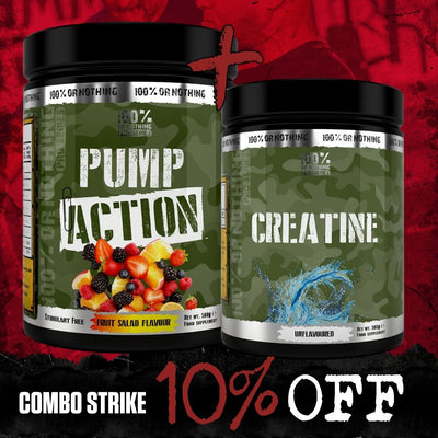 PUMP ACTION + CREATINE [10% OFF - AUTO APPLIED AT CHECKOUT]