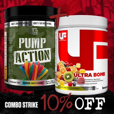 PUMP ACTION + ULTRA BOMB [10% OFF - AUTO APPLIED AT CHECKOUT]