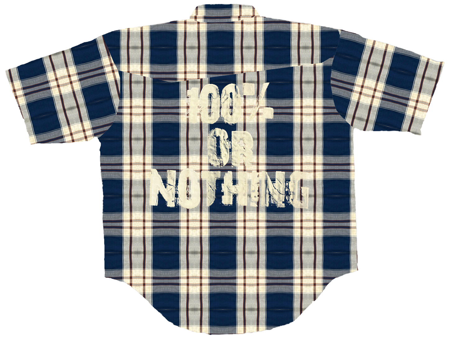 100% or Nothing 'Heavy Duty Lumberjack' Shirt [BLUE/WHITE]