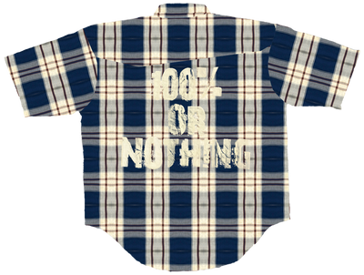 100% or Nothing 'Heavy Duty Lumberjack' Shirt [BLUE/WHITE]