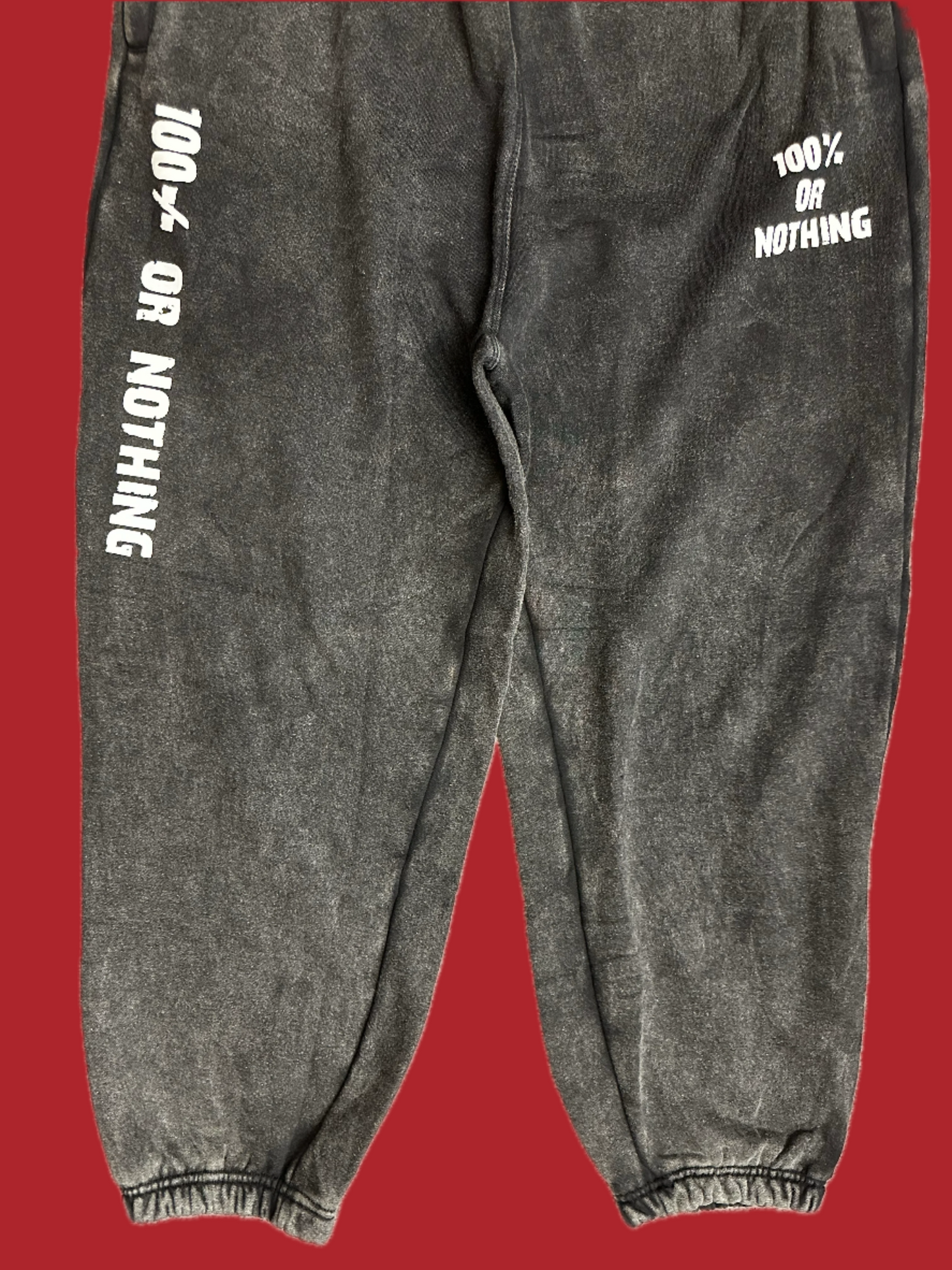 100% or Nothing Forever Hardcore Sweat Pants / Joggers [Acid Wash]