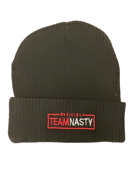 Official Team Nasty Unisex Knit Beanie Hat [Black]