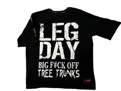 Official Team Nasty 'Leg Day' Slogan Tee [2024 Edition]