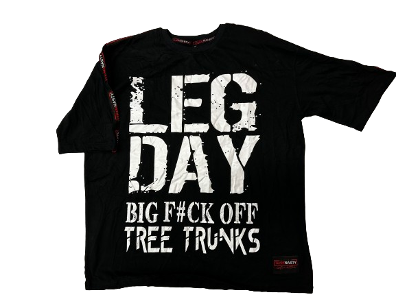[NEW] Official Team Nasty 'Leg Day' Slogan Tee [2024 Edition]