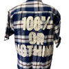 100% or Nothing 'Heavy Duty Lumberjack' Shirt [BLUE/WHITE]