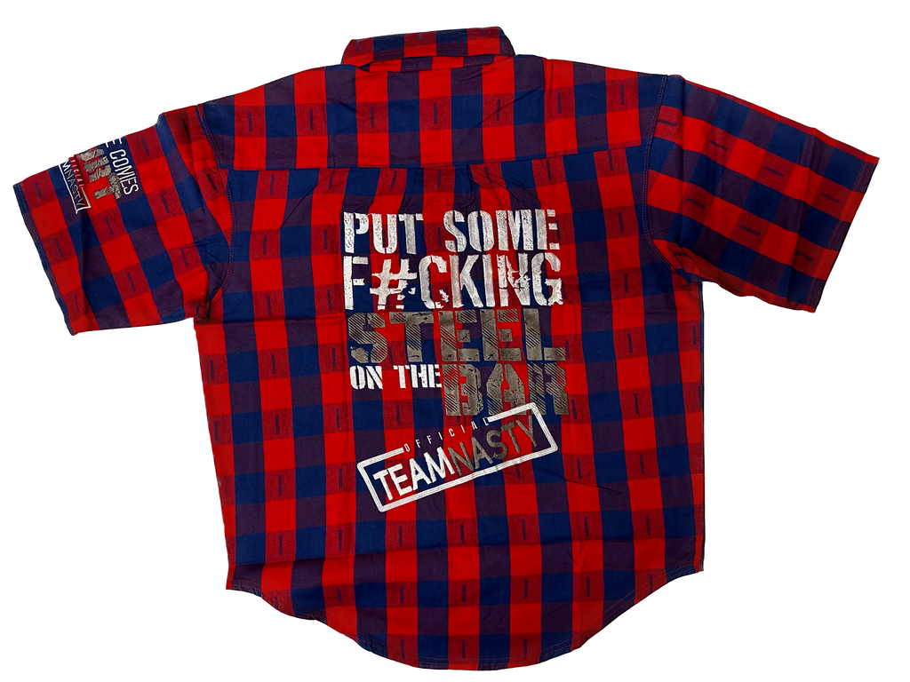 NEW Official Team Nasty 'The Hurt' Lumberjack [RED/BLUE]