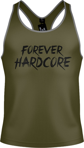 Stringer Vest - 100% or Nothing - Forever Hardcore Combat Green