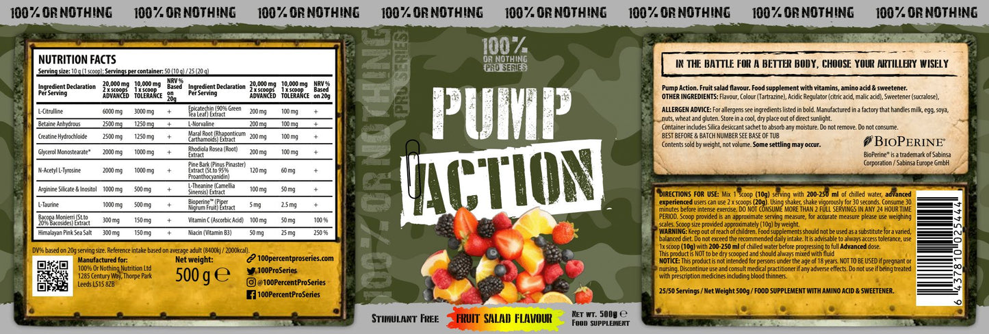 PUMP ACTION 500g