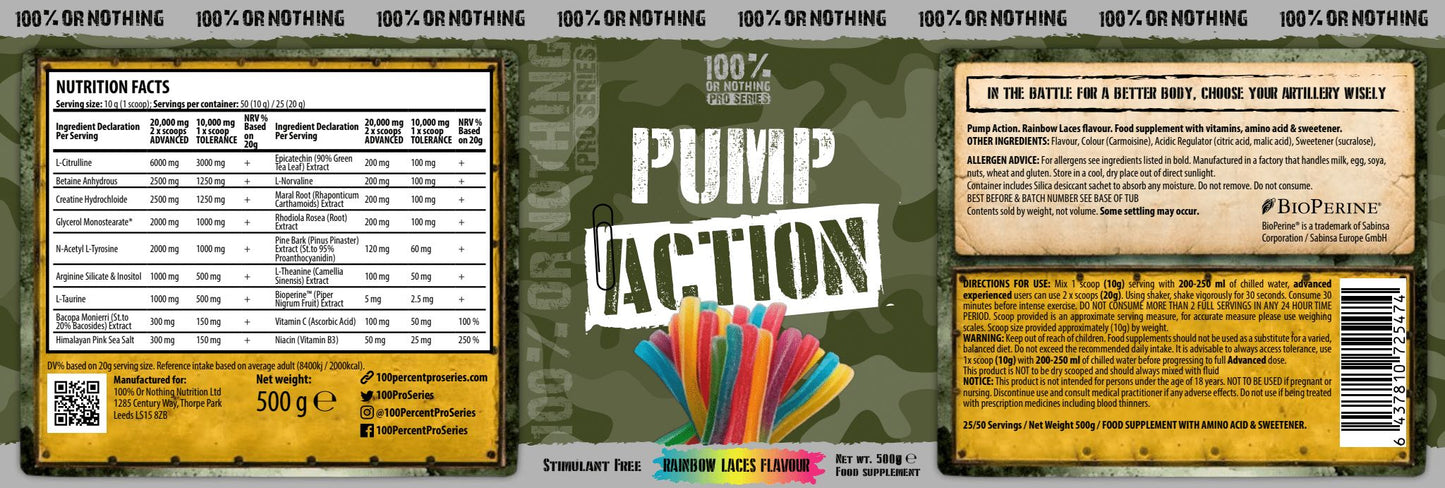 PUMP ACTION 500g