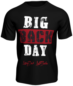 Official Team Nasty 'Big Back Day' Slogan Tee