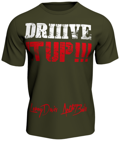 Official Team Nasty 'Drive It Up' Slogan Tee [Olive]