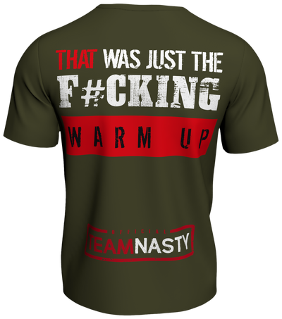 Official Team Nasty 'Drive It Up' Slogan Tee [Olive]