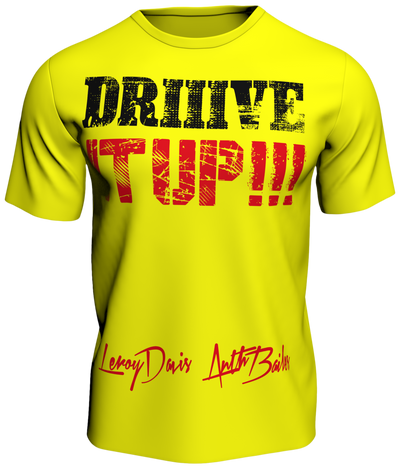 Official Team Nasty 'Drive It Up' Slogan Tee [Sunburst Yellow]