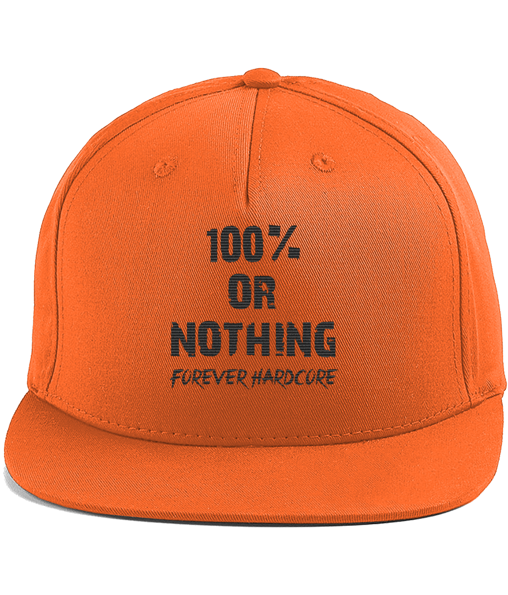 Orange Hat Rapper Official 100% or Nothing Forever Hardcore 'Rapper' Cap [Orange ...