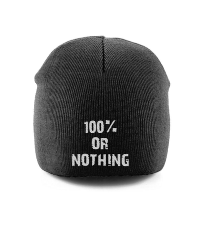 100% or Nothing Unisex Pull-On Beanie