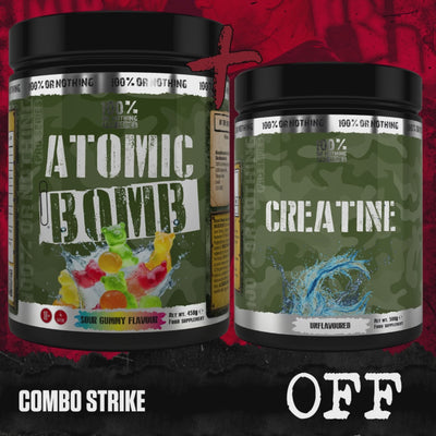 ATOMIC BOMB + CREATINE [10% OFF - AUTO APPLIED AT CHECKOUT]