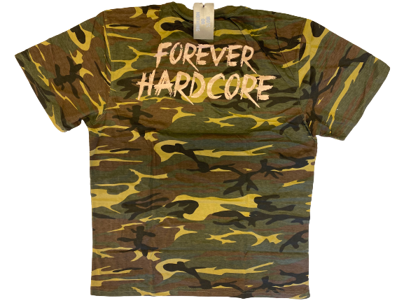 Premium 100 % or Nothing 'Forever Hardcore' Short Sleeve Camo