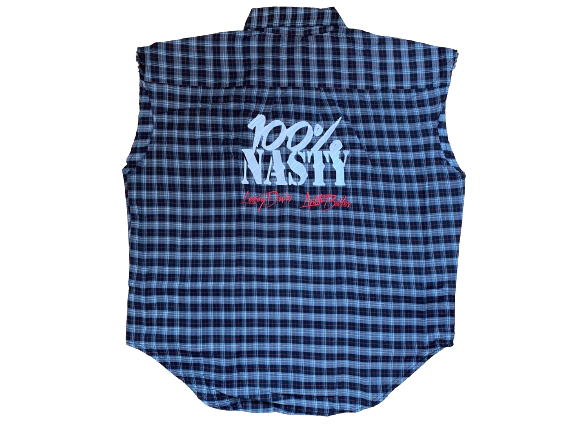 Official Team Nasty ‘Lumberjack’ Sleeveless Shirt [CHARCOAL EDITION]