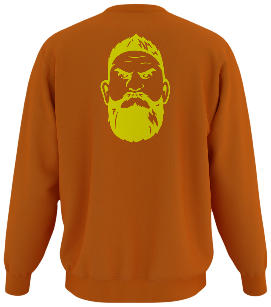 Leroy Davis RETRO Sweatshirt Jumper [Sunshine-Rust]