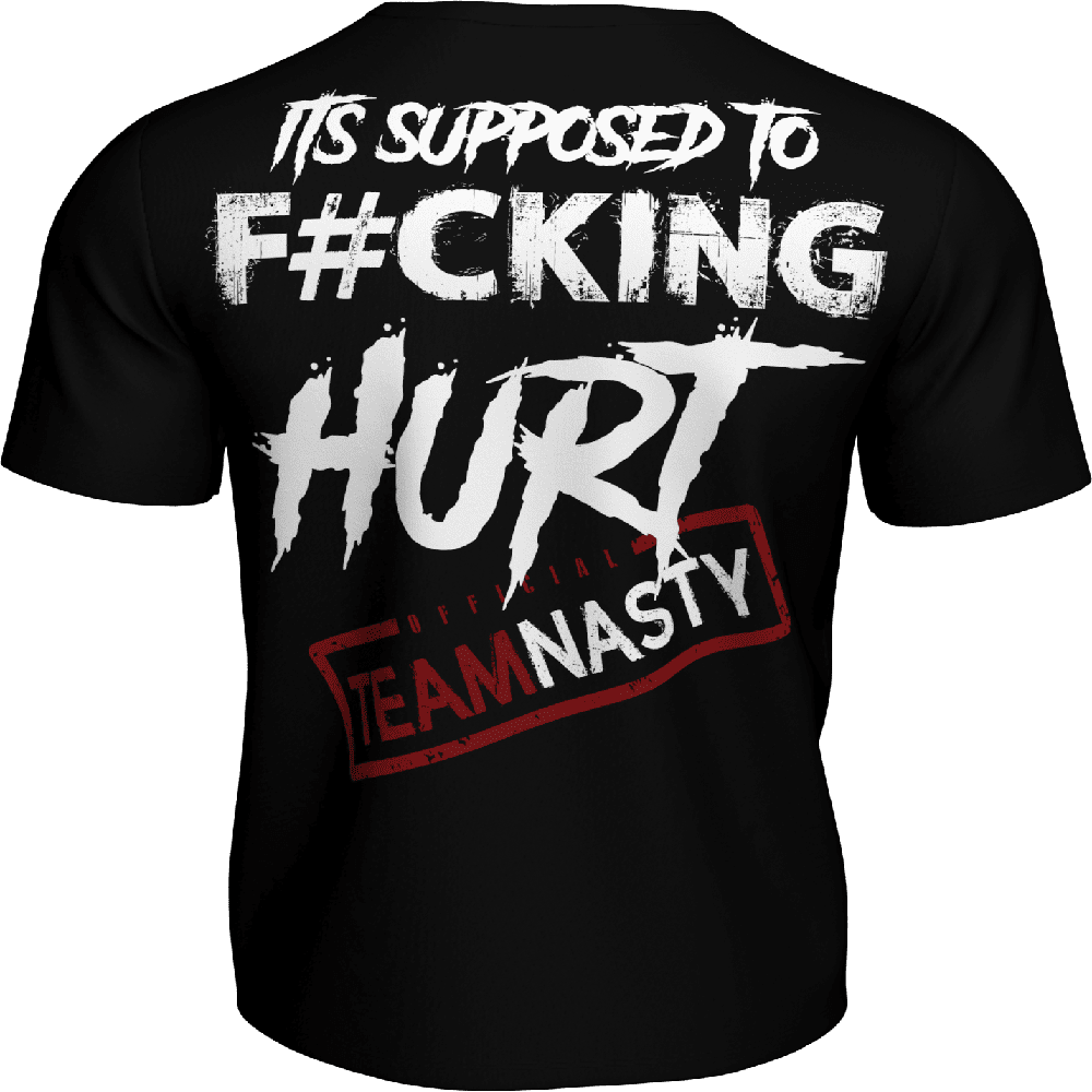 Official Team Nasty 'Intensity Builds Density' Slogan Tee