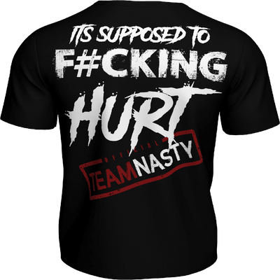 Official Team Nasty 'Intensity Builds Density' Slogan Tee