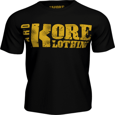 Black HardkoreKlothing Bodybuilding T-Shirt