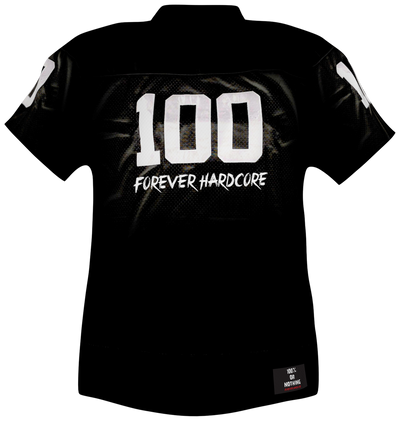 Oversized American Inspired Football Jersey [Black - Limited Edition]