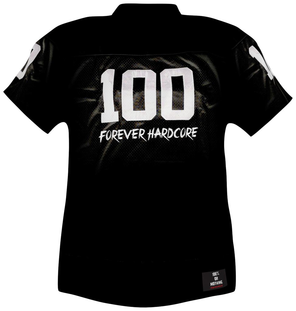 Oversized American Inspired Football Jersey [Black - Limited Edition]