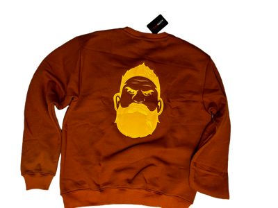 Leroy Davis RETRO Sweatshirt Jumper [Sunshine-Rust]